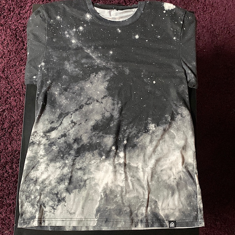 IntoTheAm All Over Cosmic Print T-Shirt Medium